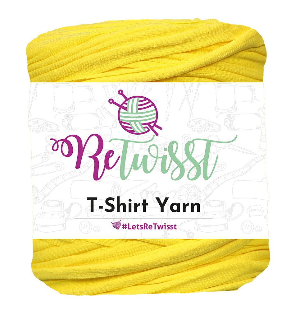 YELLOW SHADES | T-SHIRT YARN LARGE SOLID - BRIGHT SUN