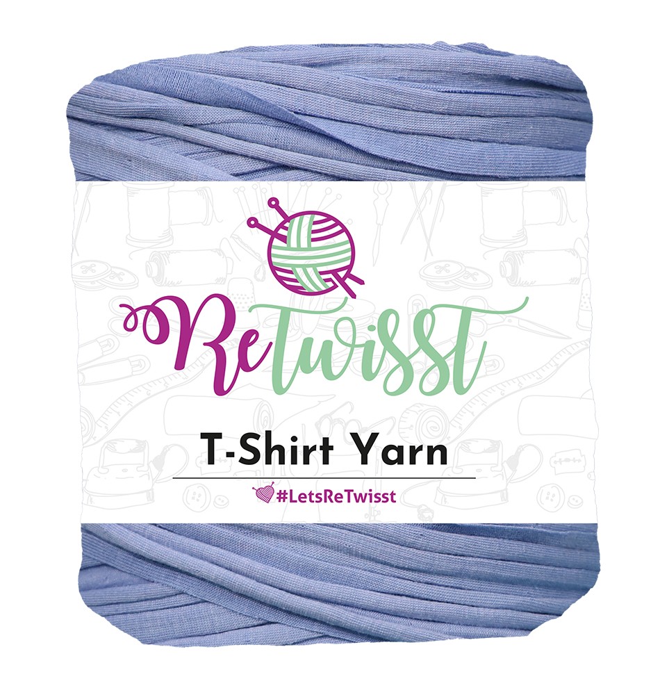 BLUE SHADES | T-SHIRT YARN LARGE SOLID - DARK BABY BLUE