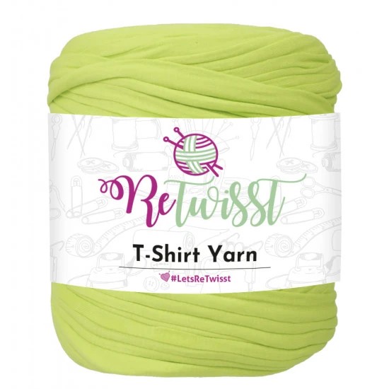 GREEN SHADES | T-SHIRT YARN LARGE SOLID - YELLOW GREEN