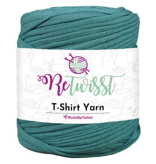 GREEN SHADES | T-SHIRT YARN LARGE SOLID - TEAL