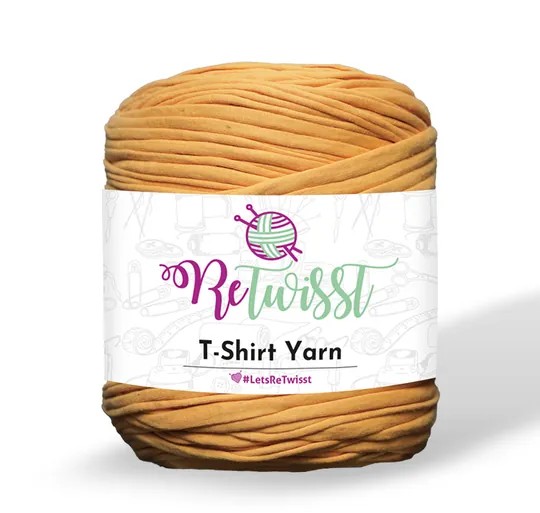 YELLOW SHADES | T-SHIRT YARN LARGE SOLID - HARVEST GOLD