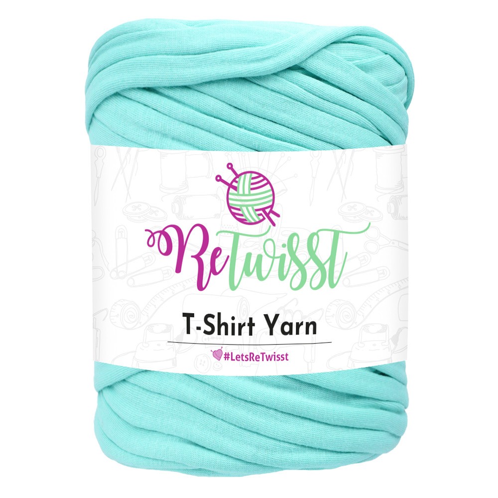 T-SHIRT YARN - MEDIUM SOLID - ICE COLD