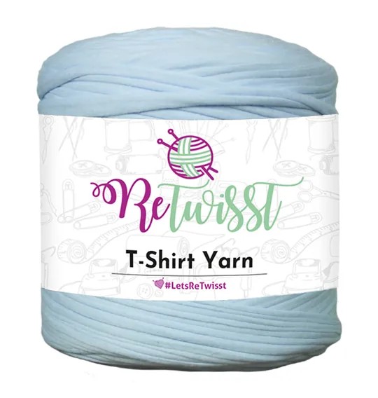 BLUE SHADES | T-SHIRT YARN LARGE SOLID - DIAMOND BLUE