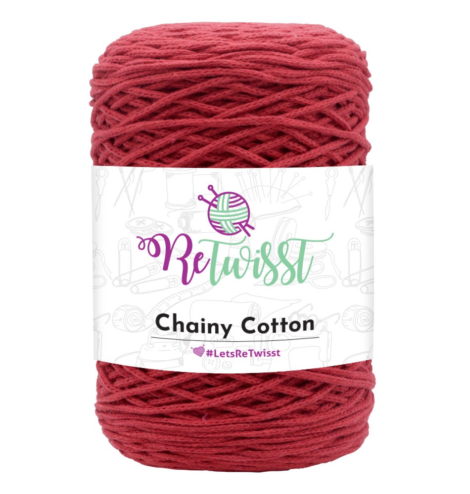 CHAINY COTTON  - ROUGE 250GR