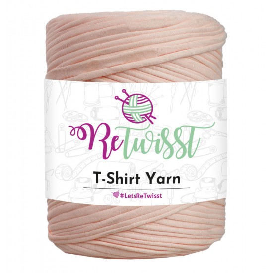 T-SHIRT YARN - MEDIUM SOLID - CAVERN PINK