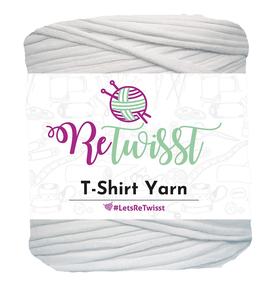 WHITE SHADES | T-SHIRT YARN LARGE SOLID