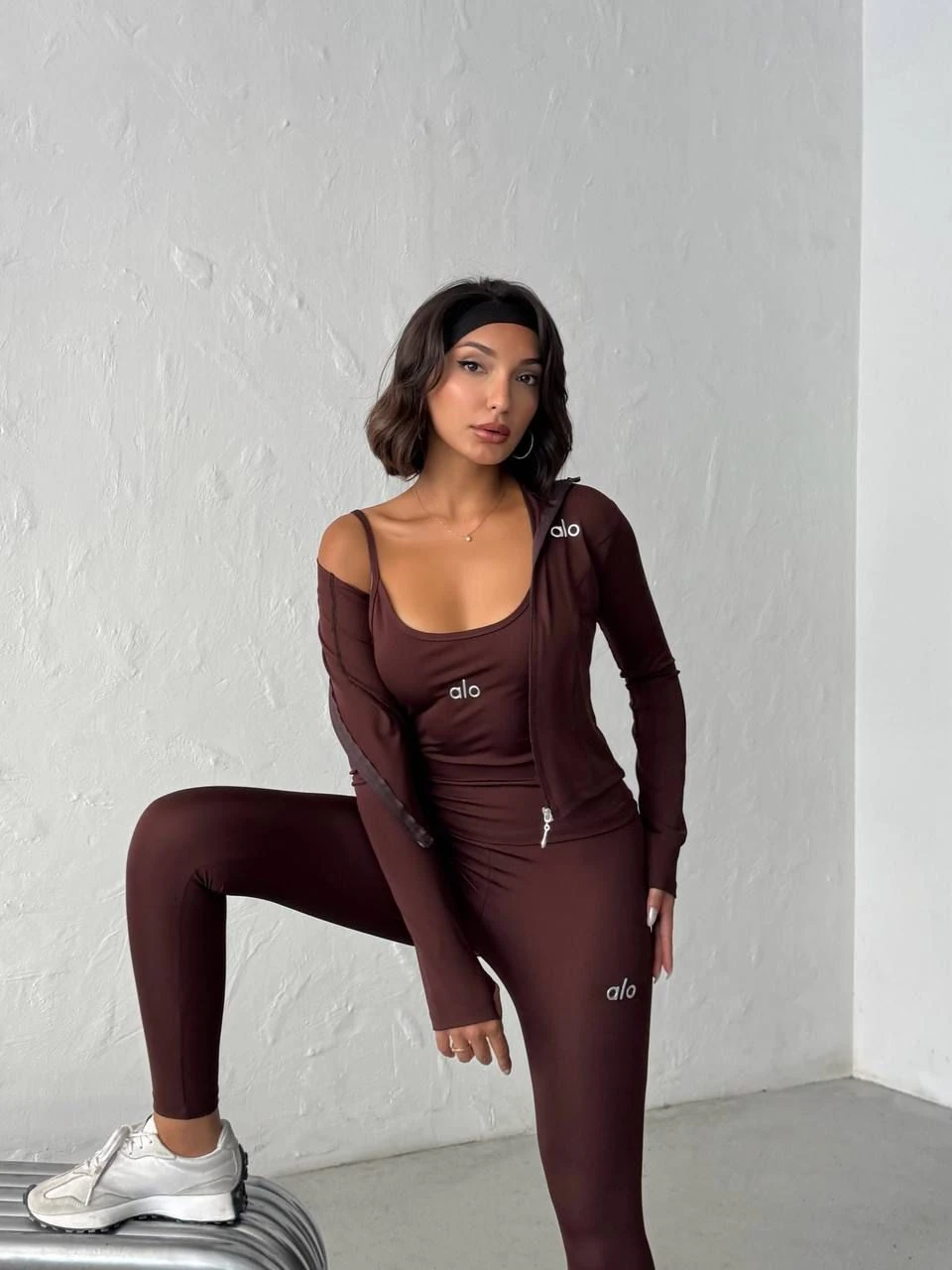 ALO PARMAK GEÇİRMELİ DALGIÇ TAKIM  - KAHVERENGİ