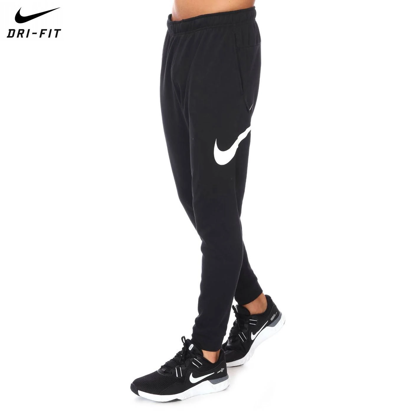 NİKE SWOOSH ERKEK EŞOFMAN ALTI - SİYAH