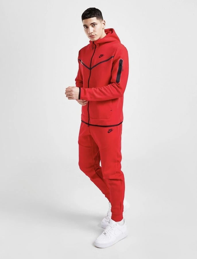 NİKE TECH FLEECE ERKEK - KIRMIZI