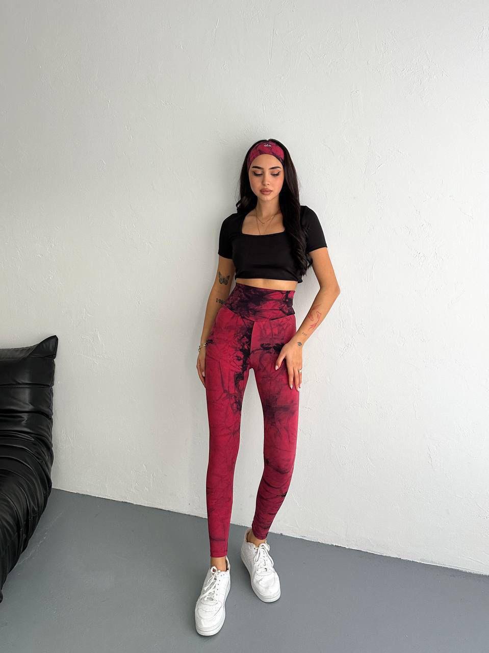 ALO BANDANALI BATİK TAYT - BORDO