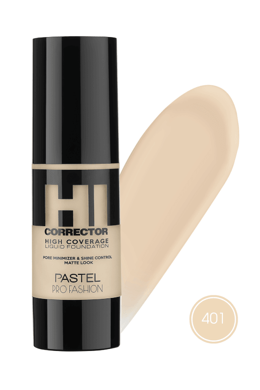 Pastel High Coverage Liquid Foundation - Likit Fondöten 401