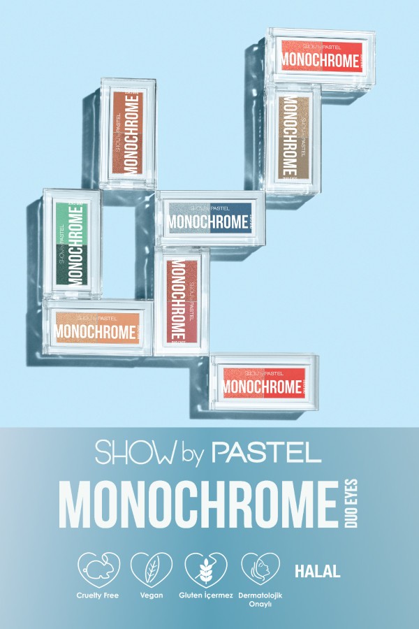 Show By Pastel Monochrome Duo Eyes - İkili Far Paleti 24 Lets Party