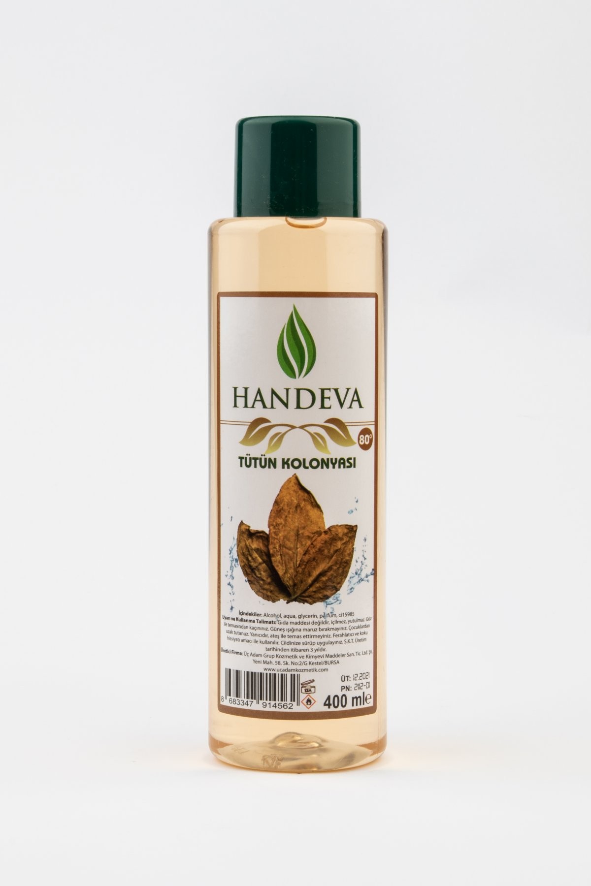 Handeva Tütün Kolonyası 80 Derece 400 Ml