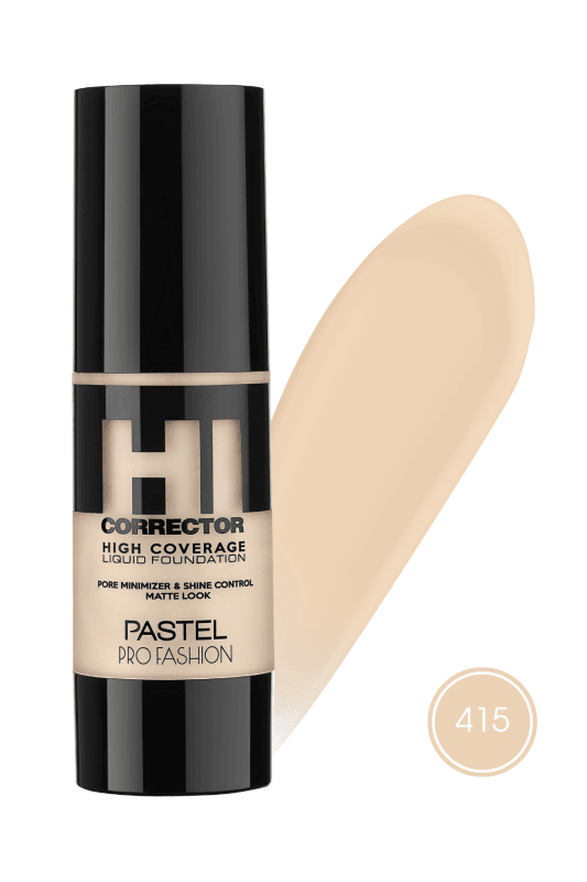 Pastel High Coverage Liquid Foundation - Likit Fondöten 415