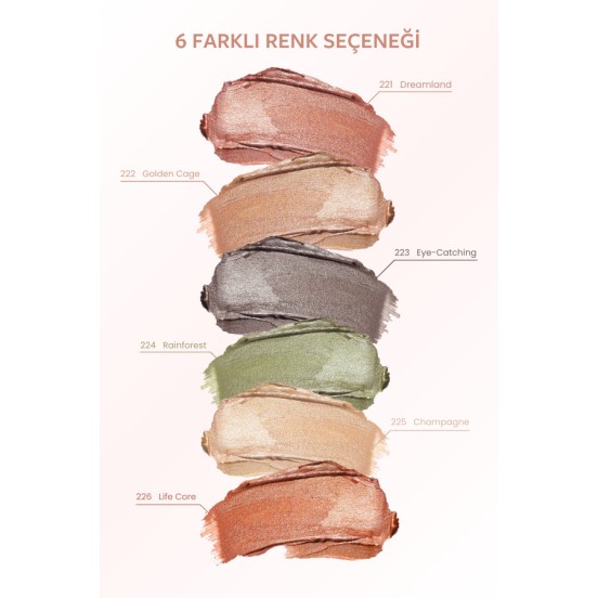 Pastel Glow Liquid Eyeshadow - Likit Far 226 Life Core