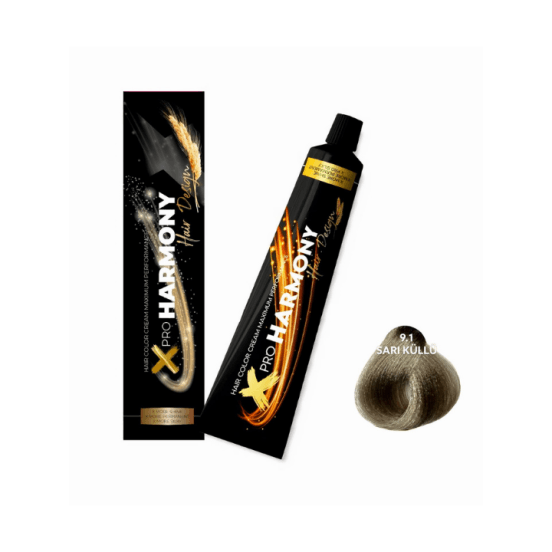 X Pro Harmony Saç Boyası 9.1 Sarı Küllü 60 ML