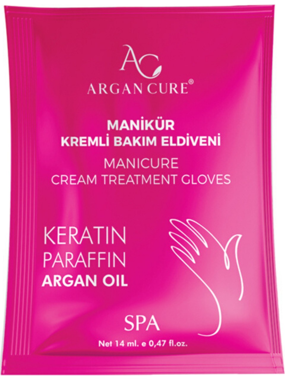 Argan Cure Susuz Manikür Bakım Spa Eldiveni