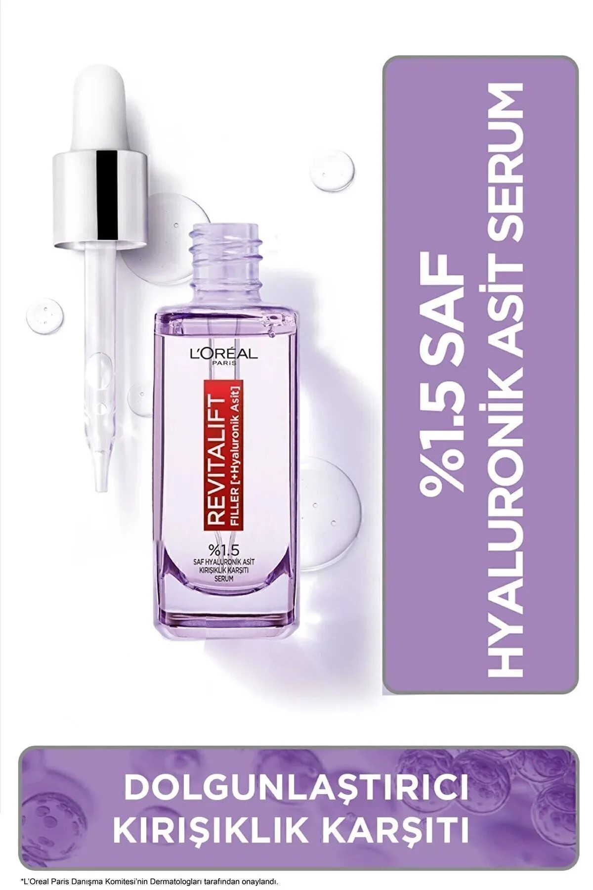 Loreal Paris Revitalift Filler %1.5 Saf Hyaluronik Asit Kırışıklık Karşıtı Serum 30 ML