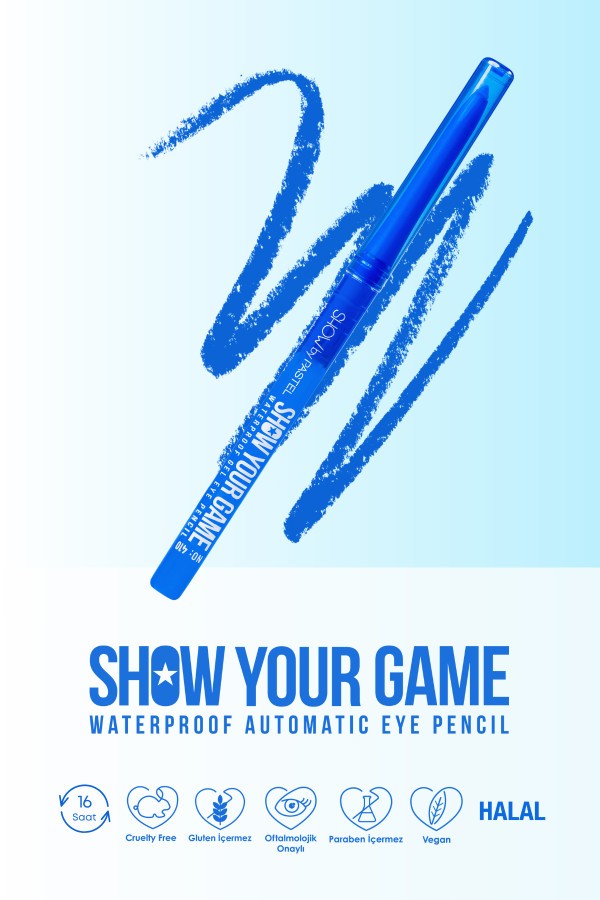 Show By Pastel Show Your Game Waterproof Gel Eye Pencil - Suya Dayanıklı Jel Göz Kalemi 410