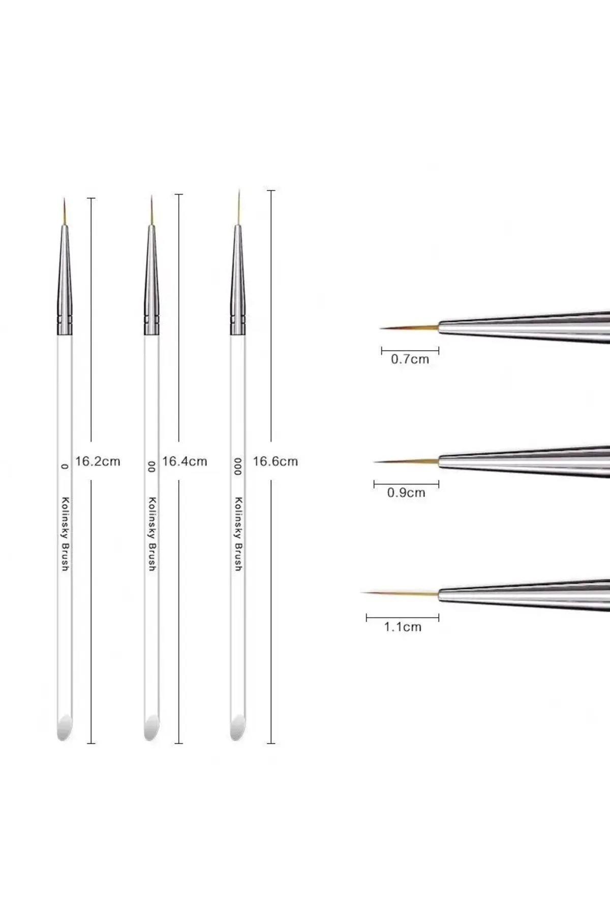 Nano Absolute Tırnak Süsleme Fırçası G-592