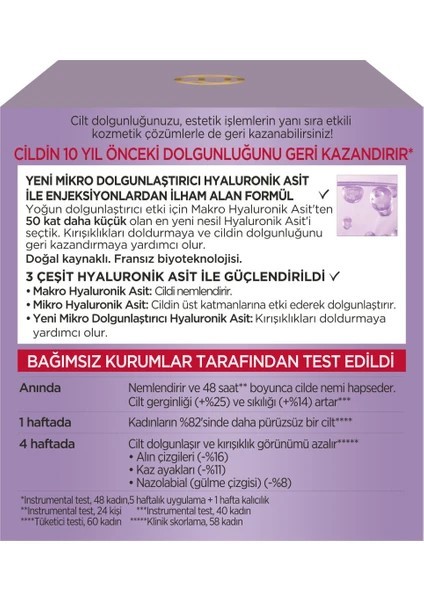 Loreal Paris Revitalift Filler Yoğun Dolgunlaştırıcı Yaşlanma Karşıtı Gündüz Kremi 50ml