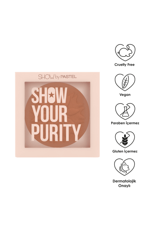Show By Pastel Show Your Purity Powder - Pudra 104 Warm Tan