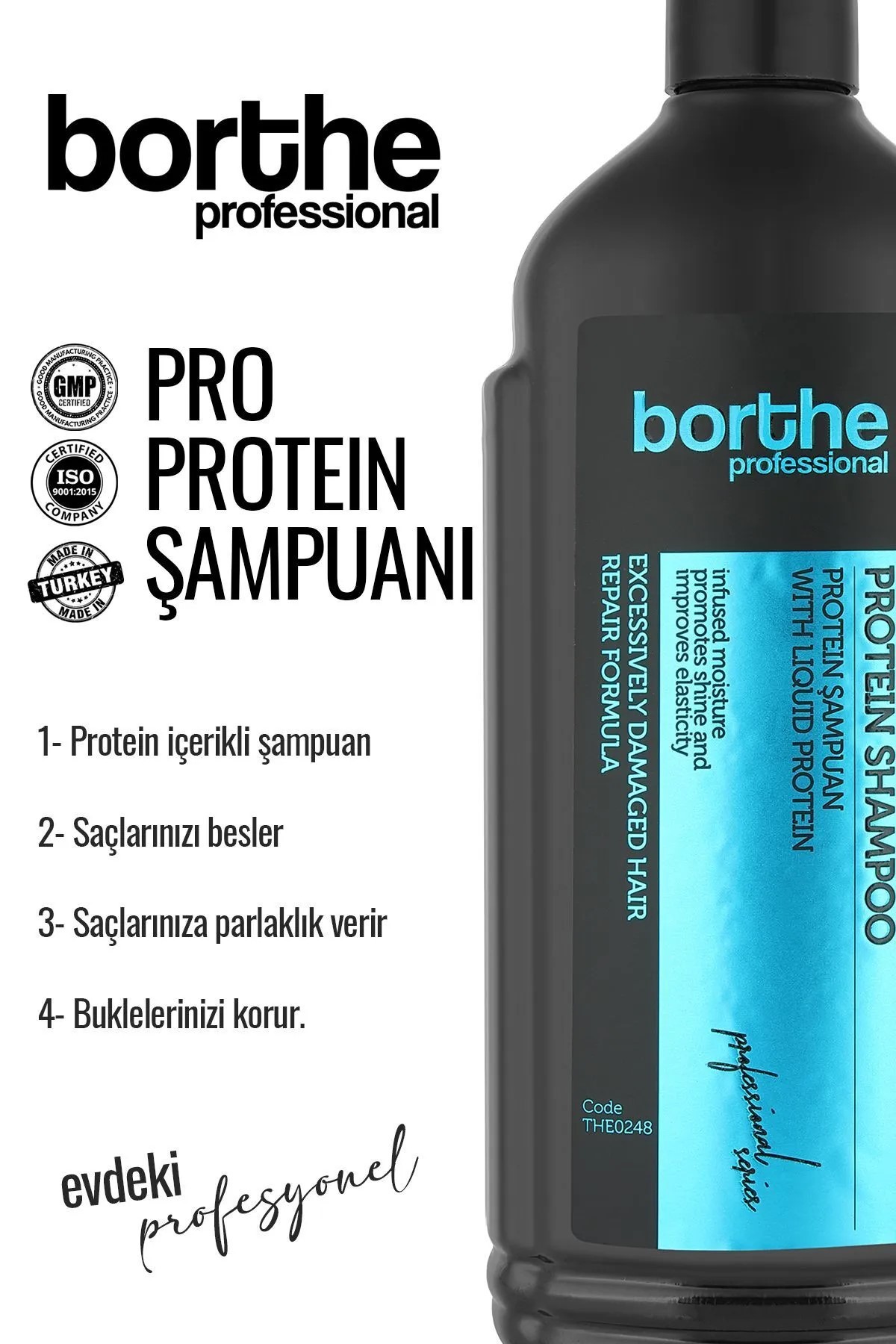 Borthe Protein Şampuan 700 ML
