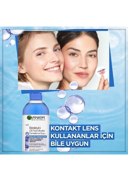 Garnier Besleyici Çift Fazlı Micellar Makyaj Temizleme Suyu 400 ml