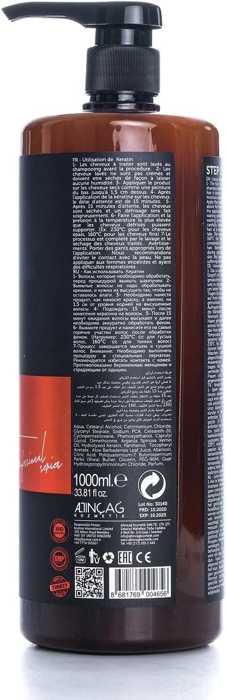 Borthe P9 Technic Pro Keratine Shampoo No 1 1000 ML