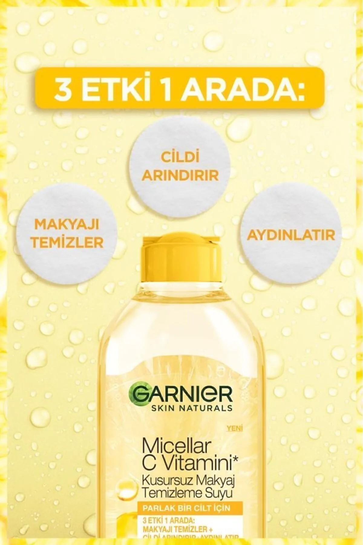 Garnier Micellar C Vitamini Kusursuz Makyaj Temizleme Suyu 400ml