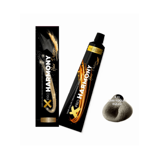 X Pro Harmony Saç Boyası 9.11 Sarı Yoğun Küllü 60 ML