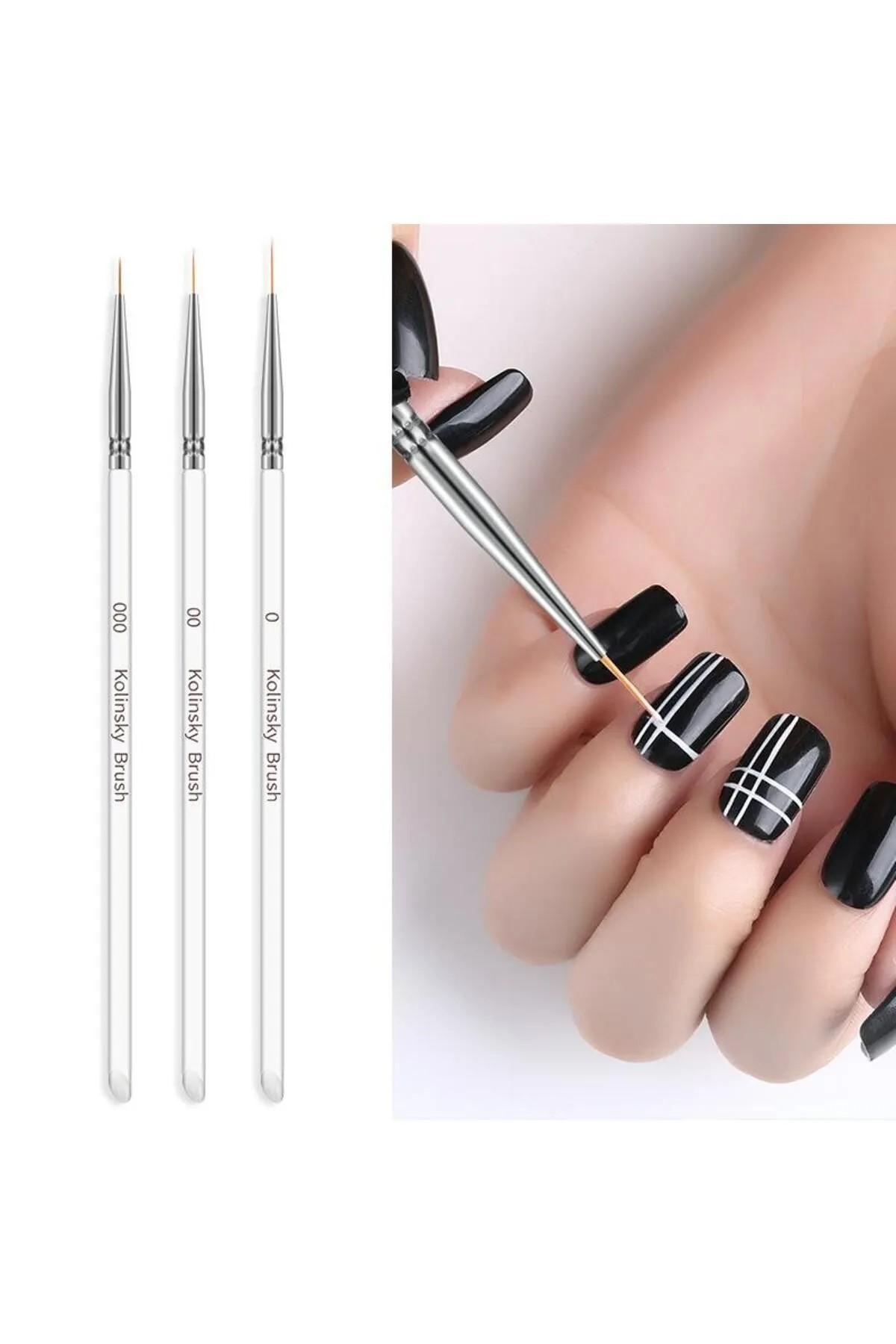 Nano Absolute Tırnak Süsleme Fırçası G-592