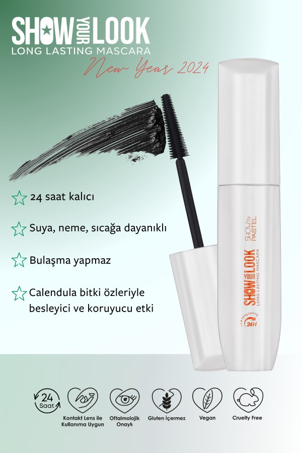Show By Pastel Show Your Look 24 H Long Lasting Maskara 