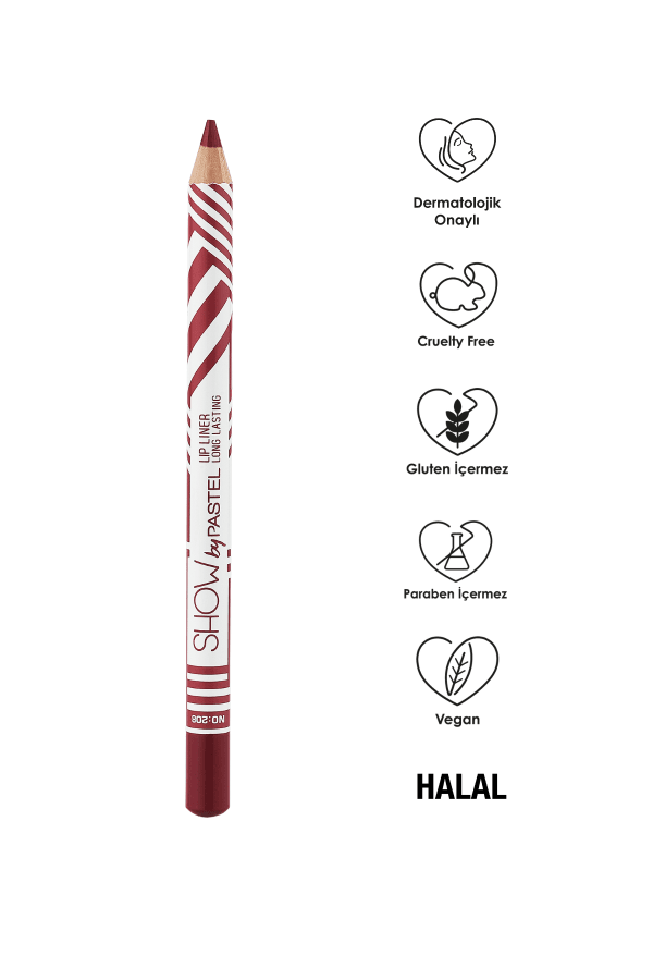 Show By Pastel Lip Liner - Dudak Kalemi 208