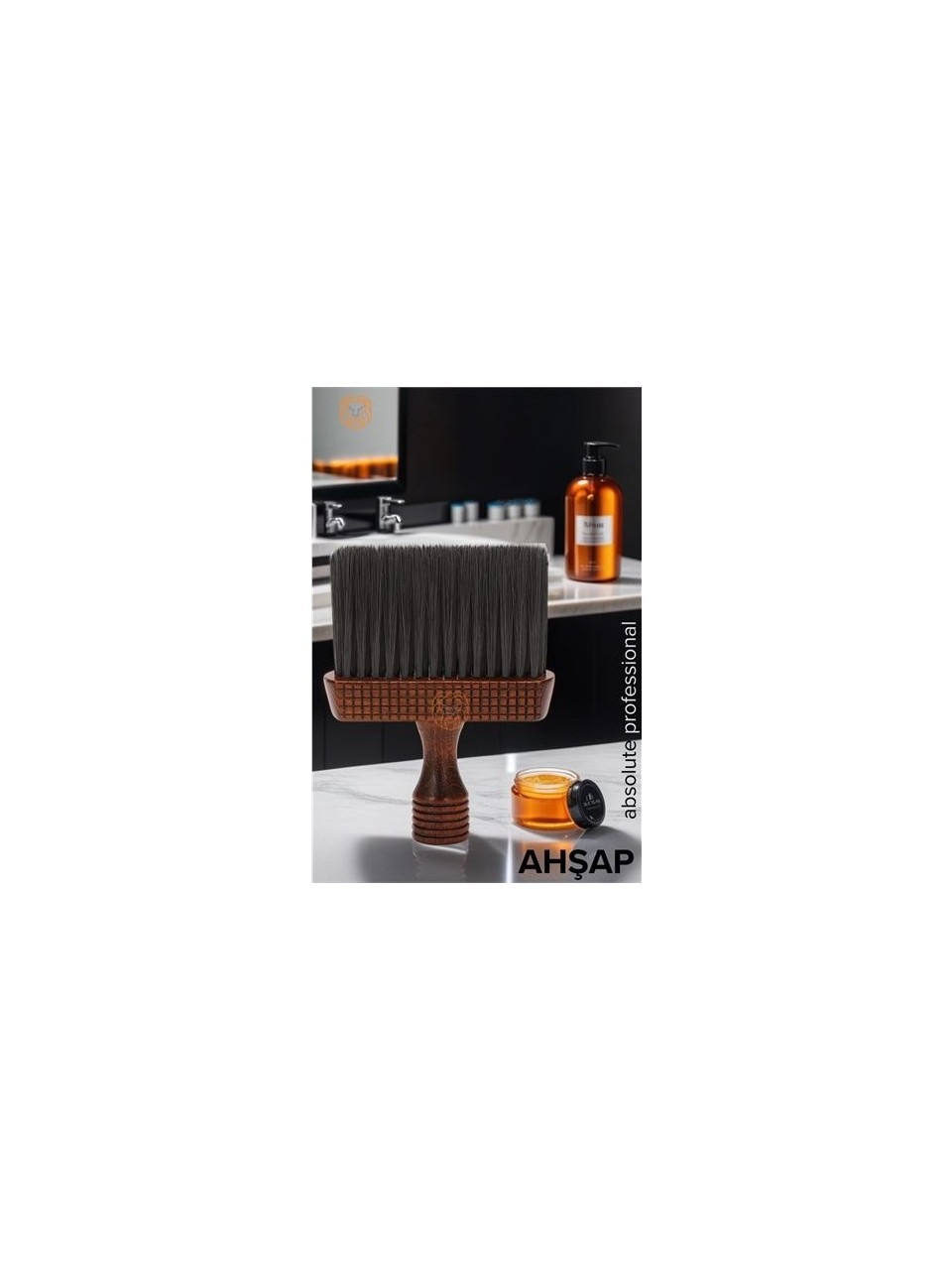 Nano Absolute Ahşap Saplı Ense Fırçası G-554