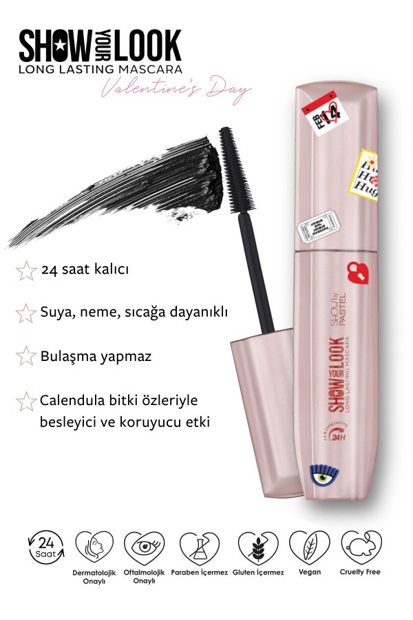 Show By Pastel Show Your Look 24 H Long Lasting Maskara Sevgililer Günü