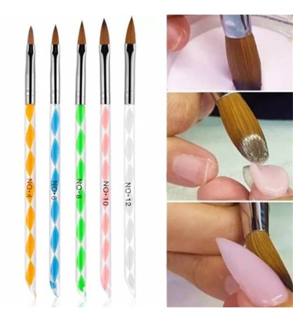 Nano Absolute Nail Fırça 5&acute;li G-595