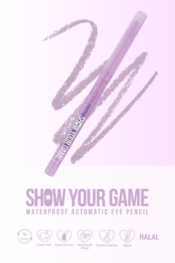 Show By Pastel Show Your Game Waterproof Gel Eye Pencil - Suya Dayanıklı Jel Göz Kalemi 404