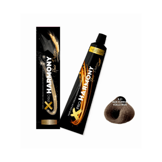 X Pro Harmony Saç Boyası 8.21 Açık Kumral İrize Küllü 60 ML