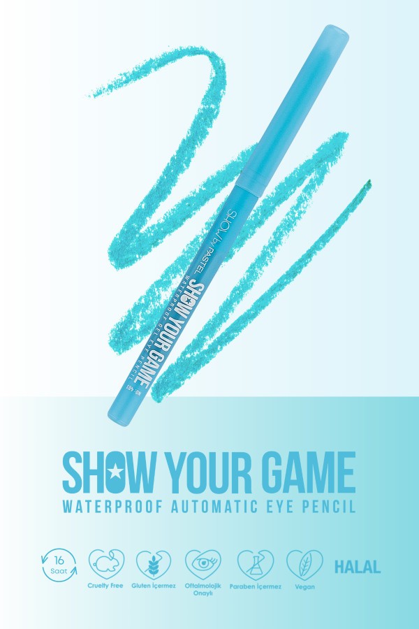 Show By Pastel Show Your Game Waterproof Gel Eye Pencil - Suya Dayanıklı Jel Göz Kalemi 403