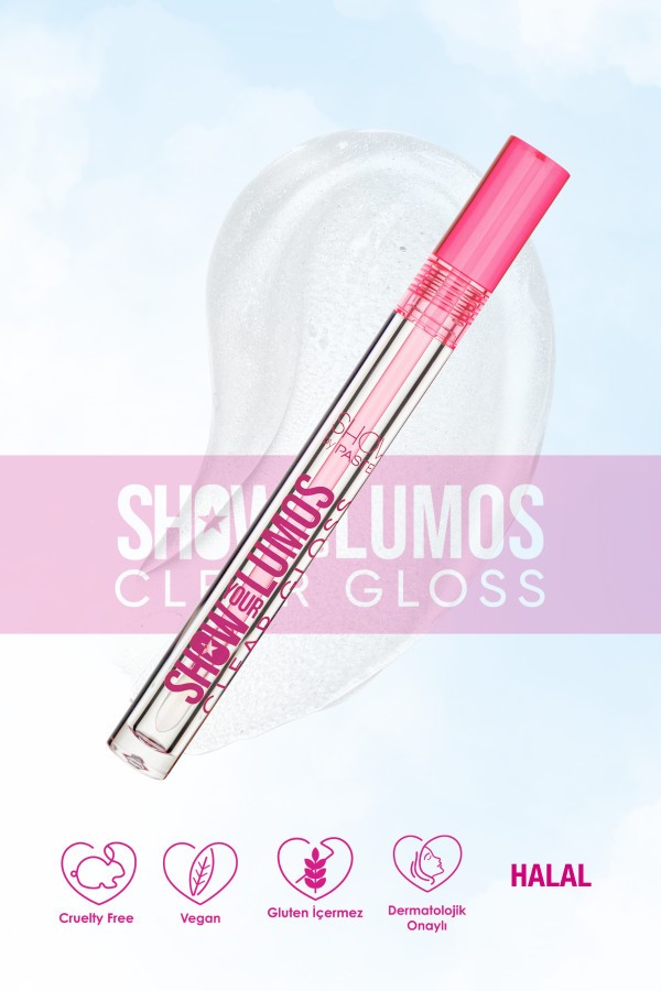Show By Pastel Show Your Lumos Clear Gloss - Dudak Parlatıcısı