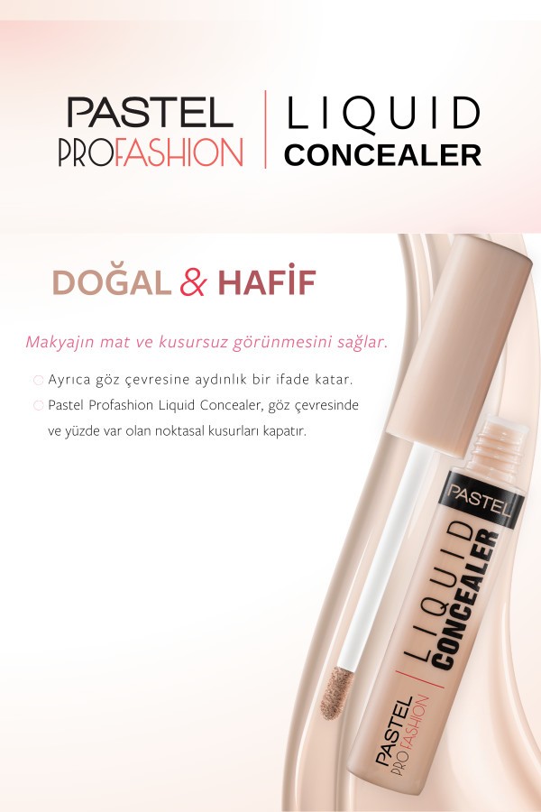 Pastel Liquid Concealer - Likit Hata Örtücü 101 Porcelain