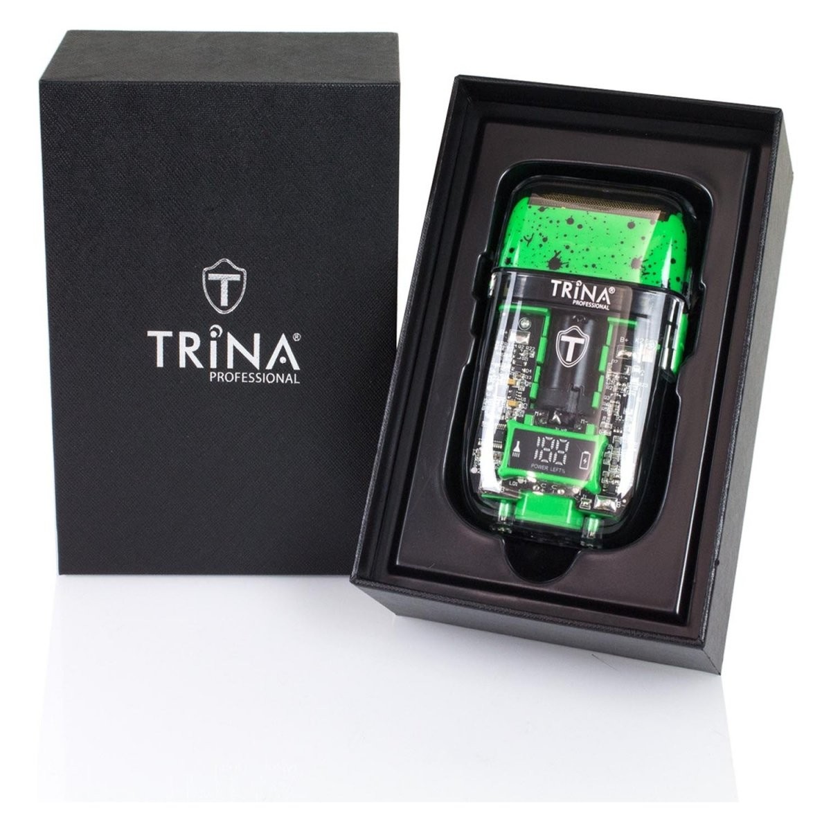 Trina Yeşil Kamuflaj Desenli Traş Makinesi 01
