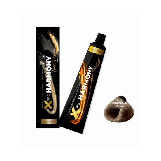 X Pro Harmony Saç Boyası 9.17 Sarı Küllü Kahve 60 ML