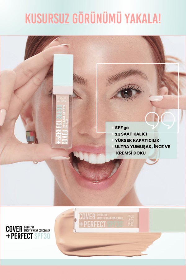 Show By Pastel Cover+Perfect Concealar SPF30 - SPF30 Ultra Kapatıcı 305 Sand