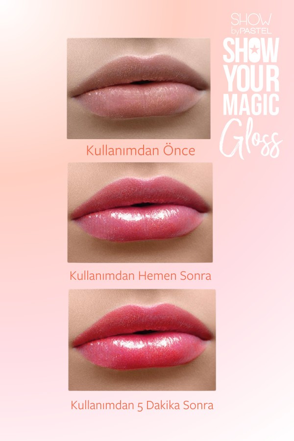 Show By Pastel Show Your Magic Gloss Color Changing - Renk Değiştiren Dudak Parlatıcısı