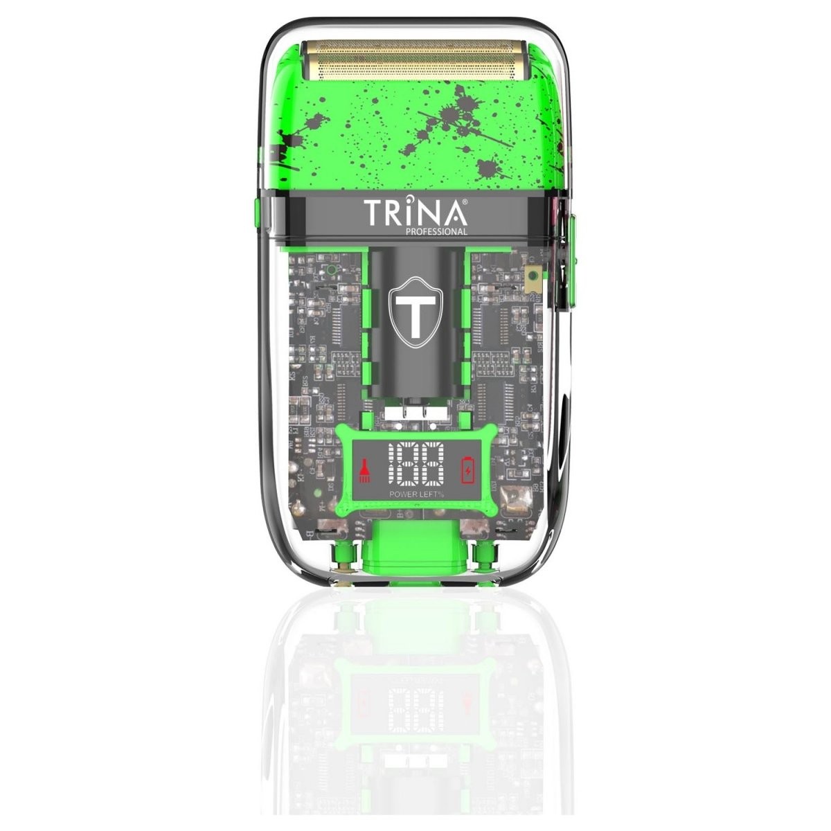 Trina Yeşil Kamuflaj Desenli Traş Makinesi 01