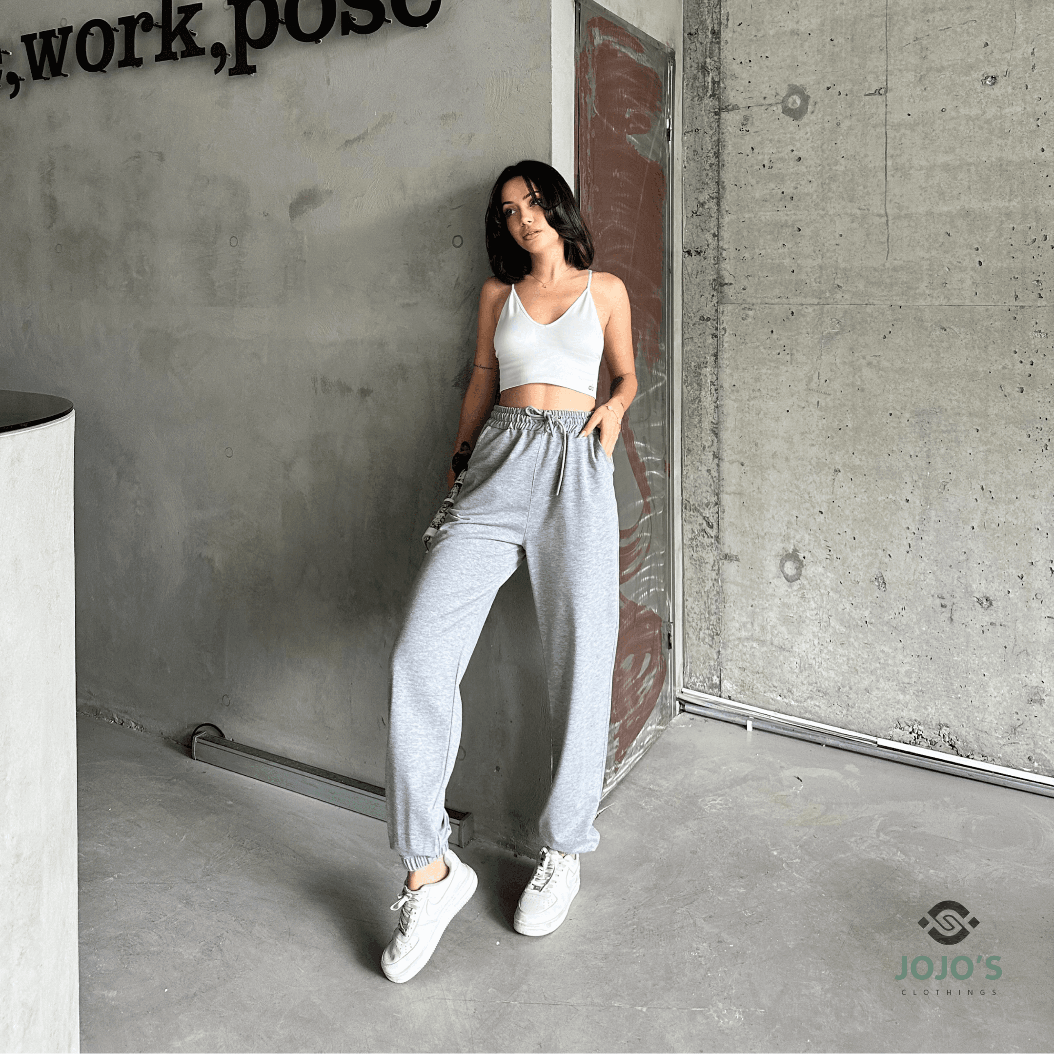 JOGGER SALAŞ EŞOFMAN ALTI (GRİ)