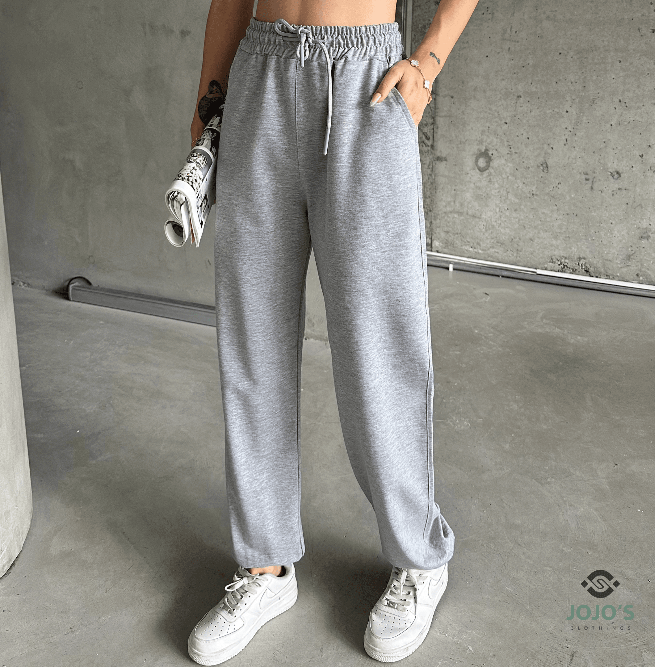 JOGGER SALAŞ EŞOFMAN ALTI (GRİ)