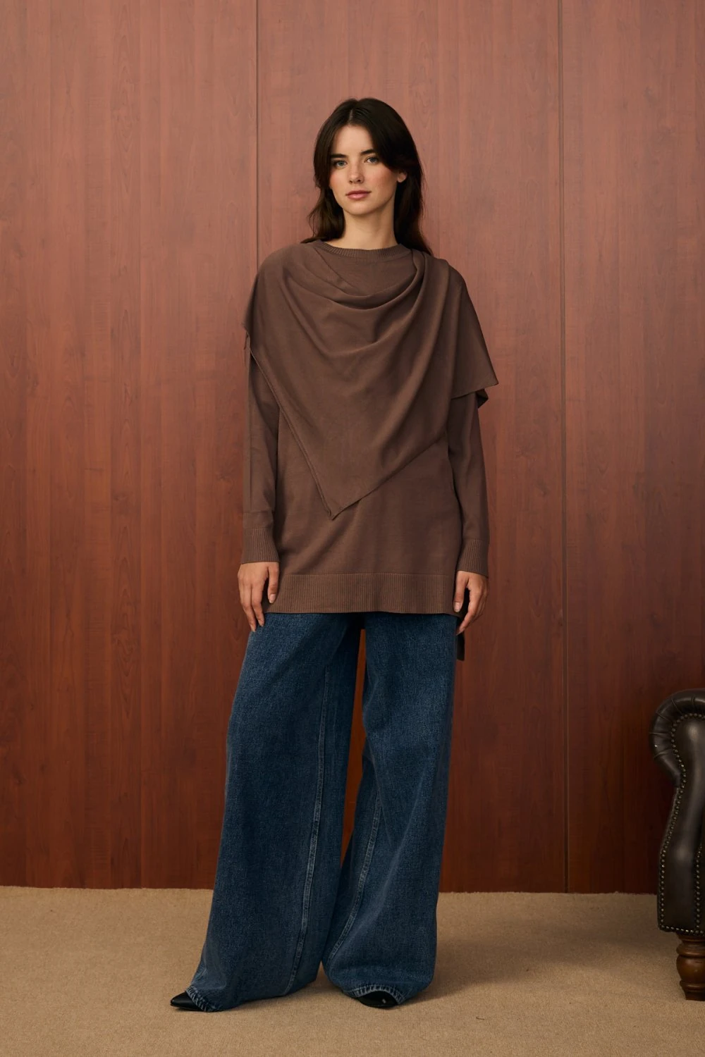 Merwish Tunik 25K-MR-1506 - Kahve